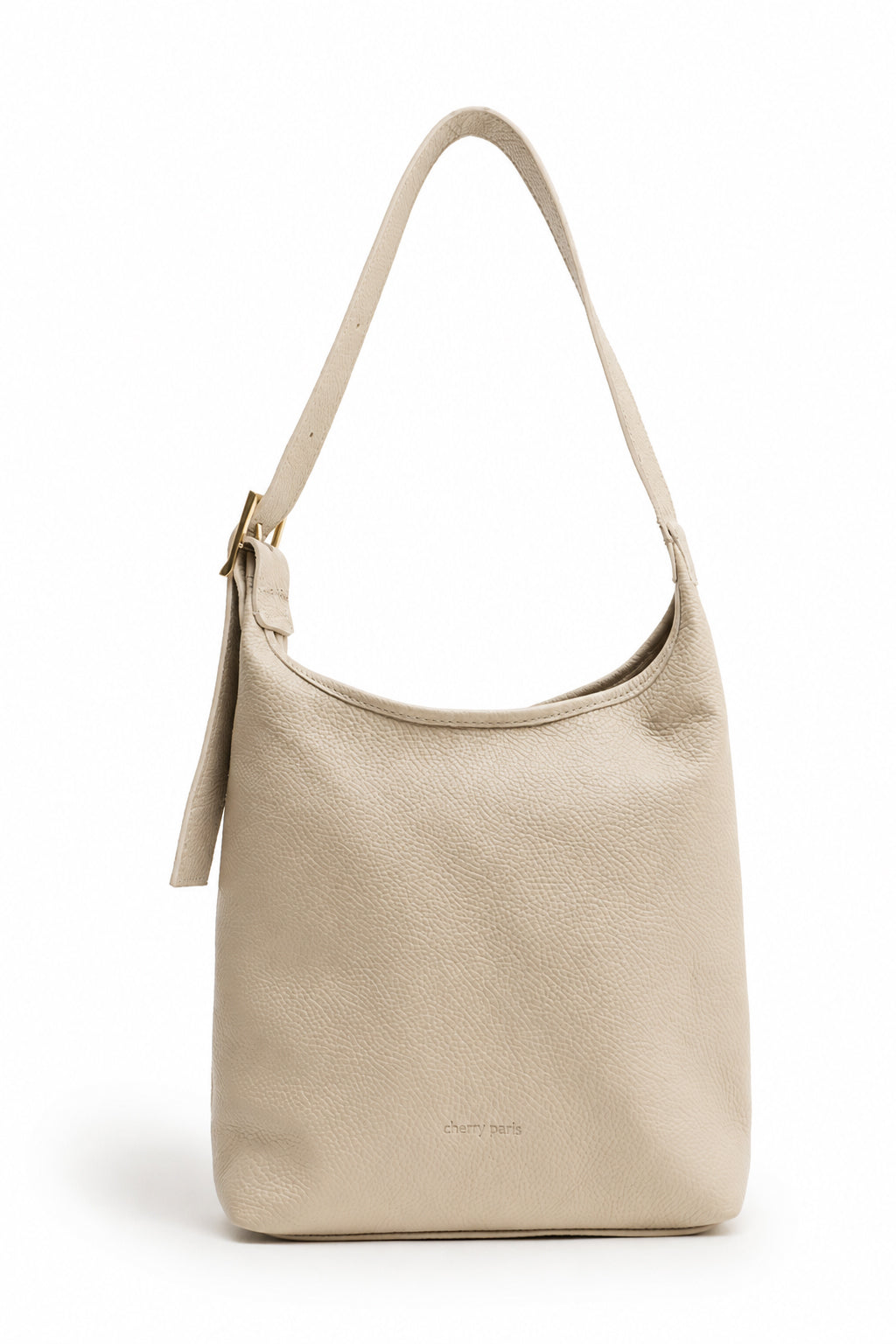 TIANA Sac porté épaule en cuir Granite