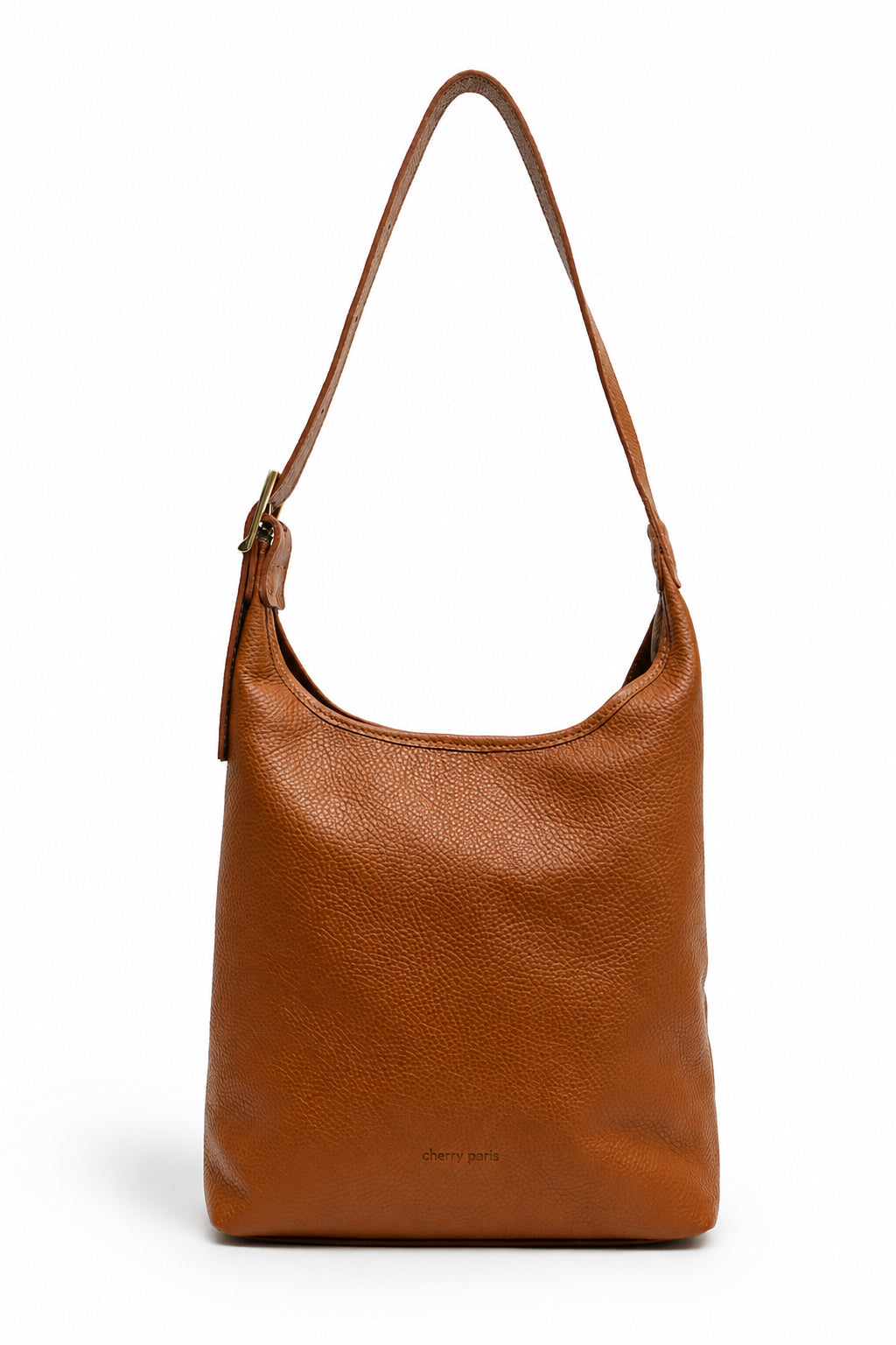 TIANA Sac porté épaule en cuir Camel