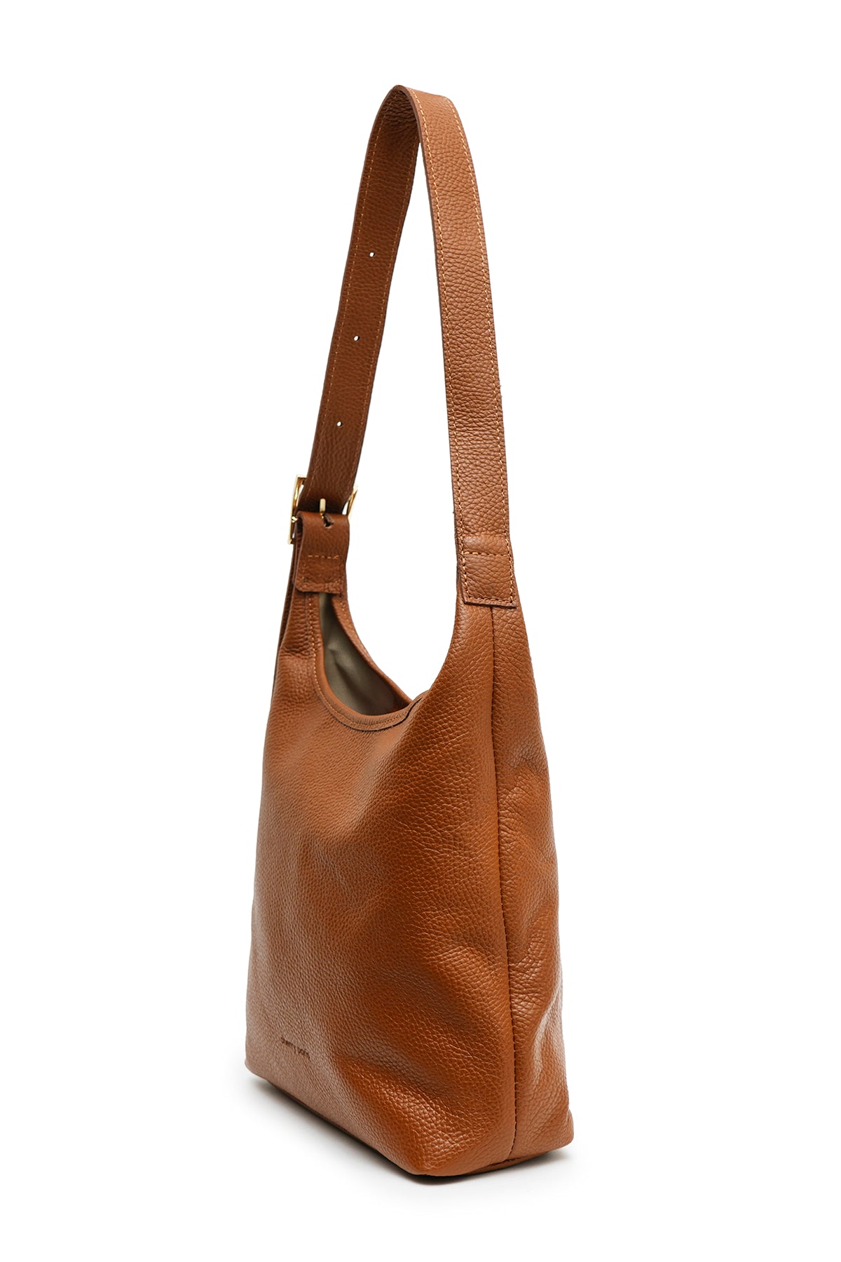TIANA Sac porté épaule en cuir Camel
