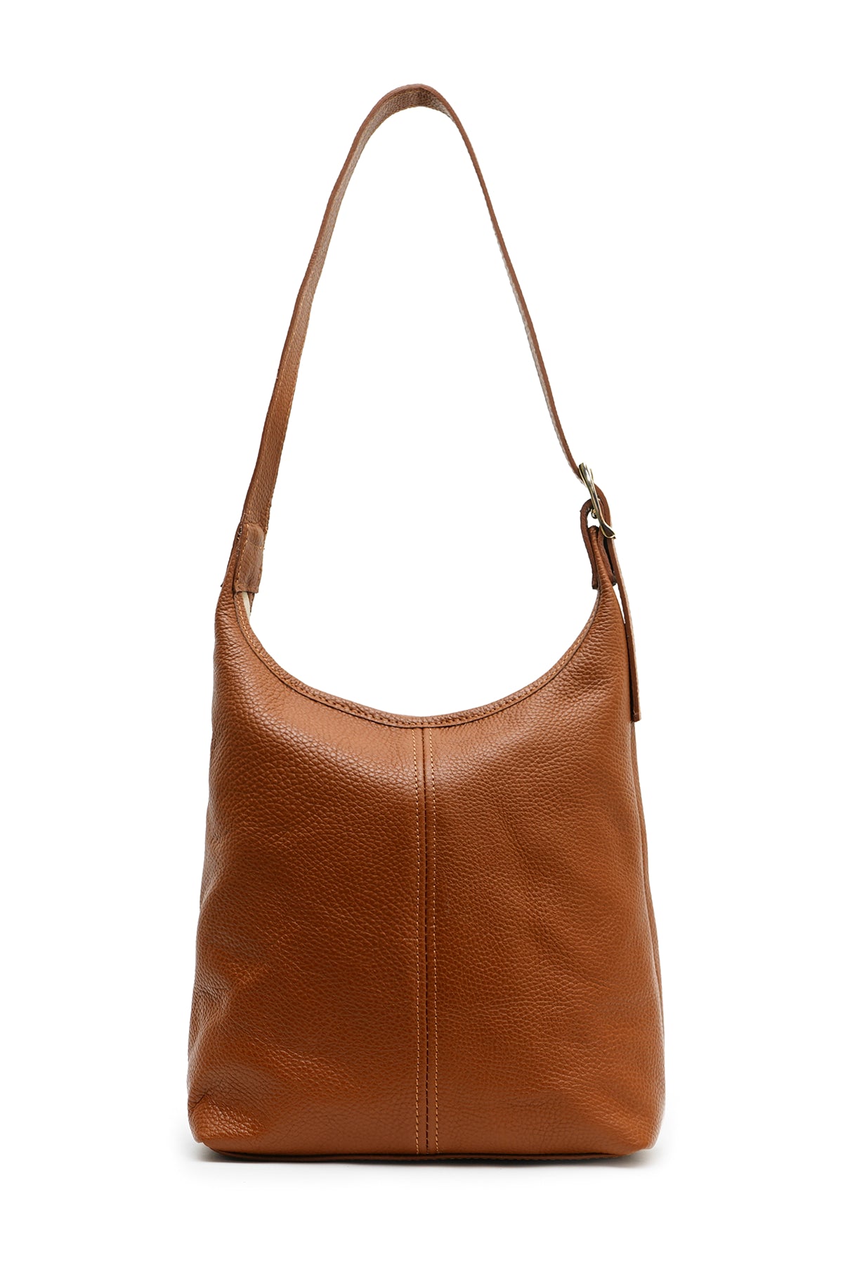 TIANA Sac porté épaule en cuir Camel