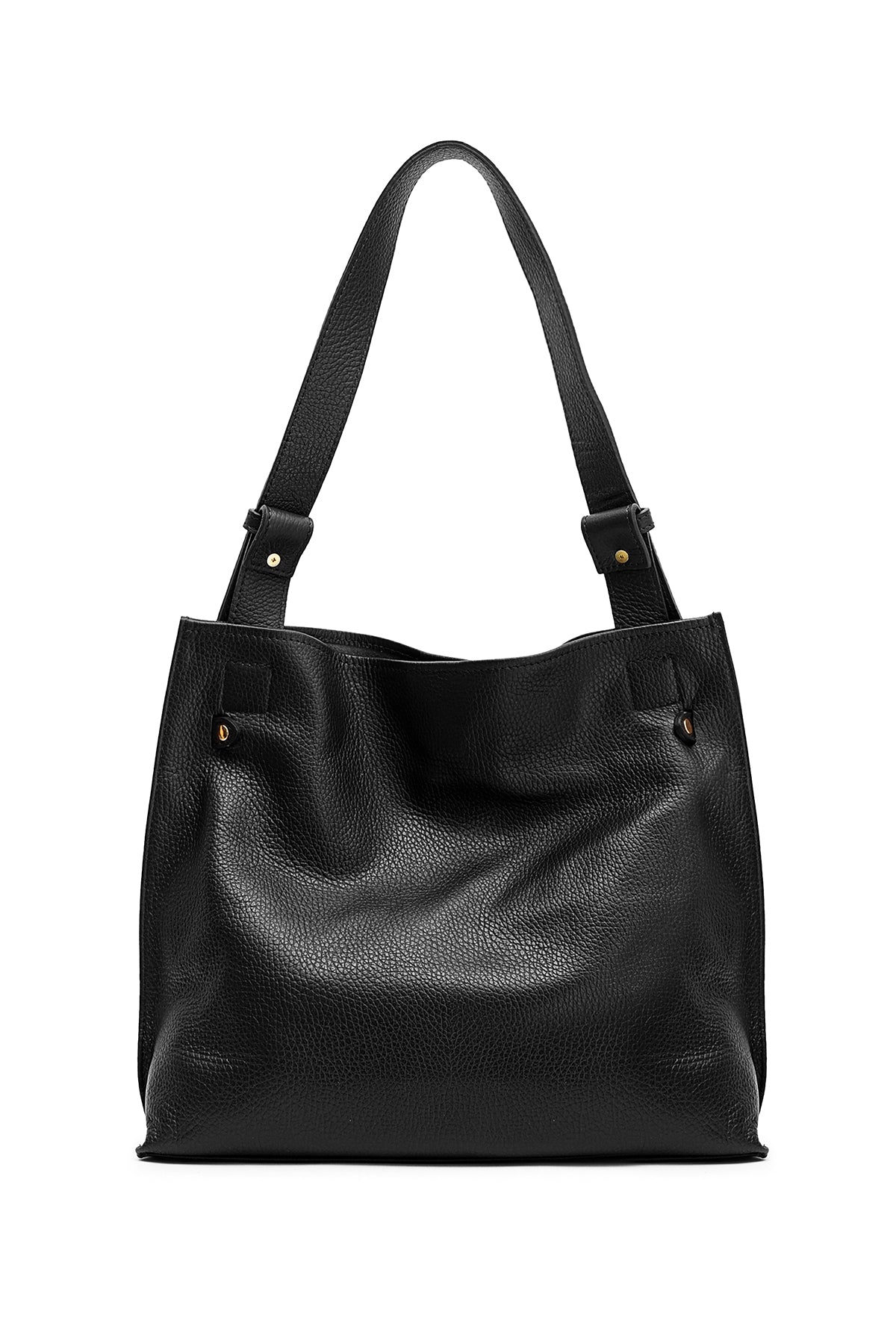 ERELL Sac porté épaule en cuir Noir