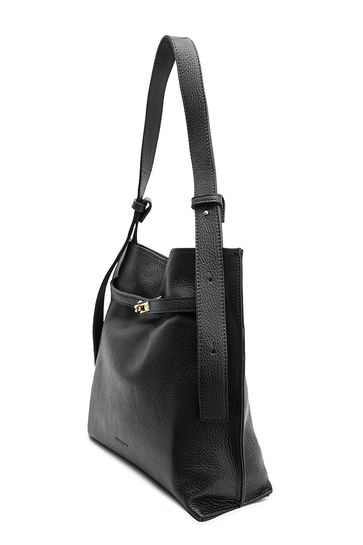 ERELL Sac porté épaule en cuir Noir