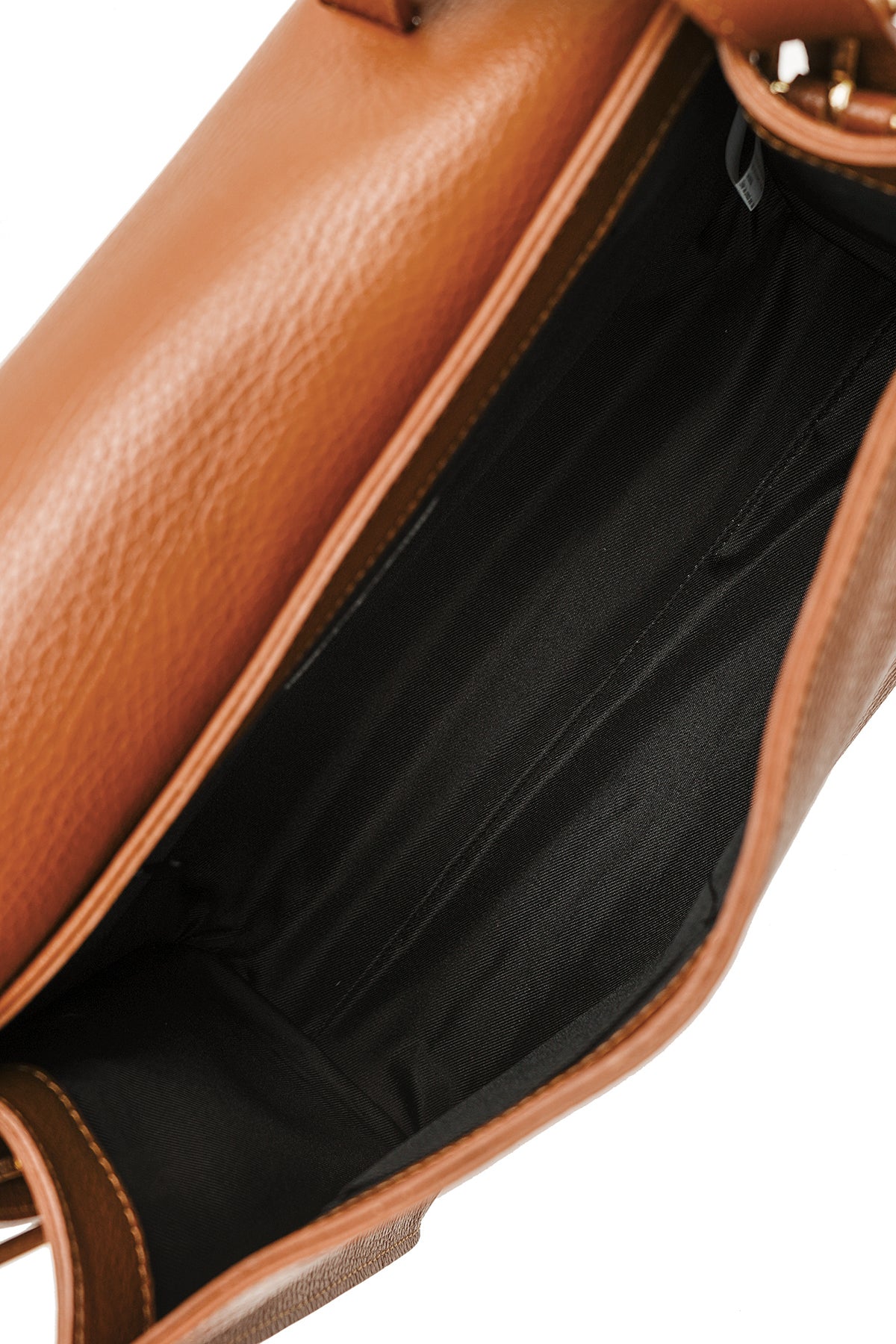 ANDRÉA Sac porté main en cuir Camel