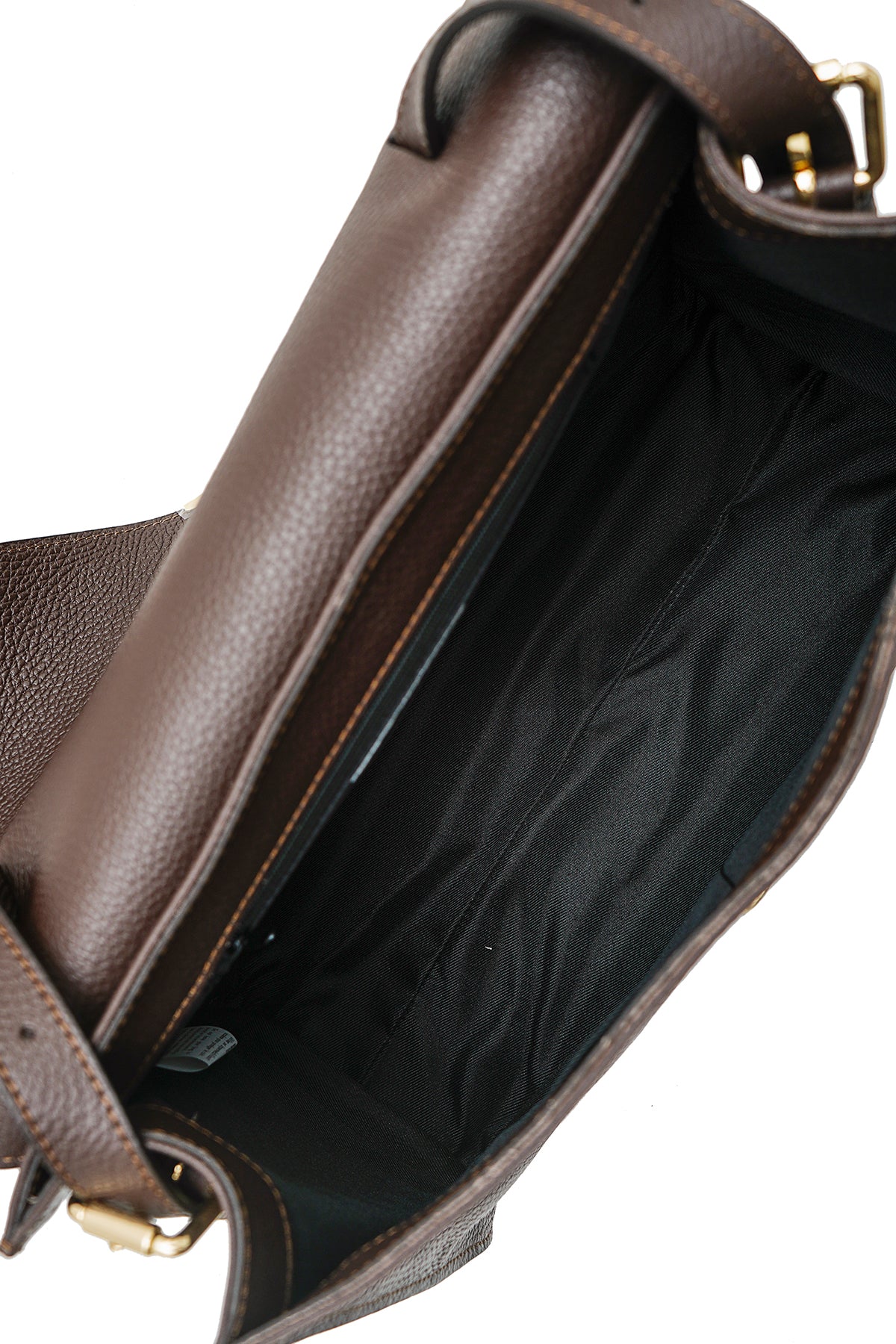 ANDRÉA Sac porté main en cuir Chocolat